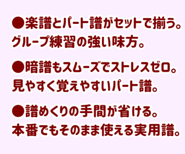 アカペラ楽譜+パート譜