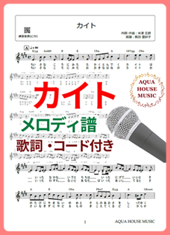 カイト（嵐）メロディ譜の表紙画像